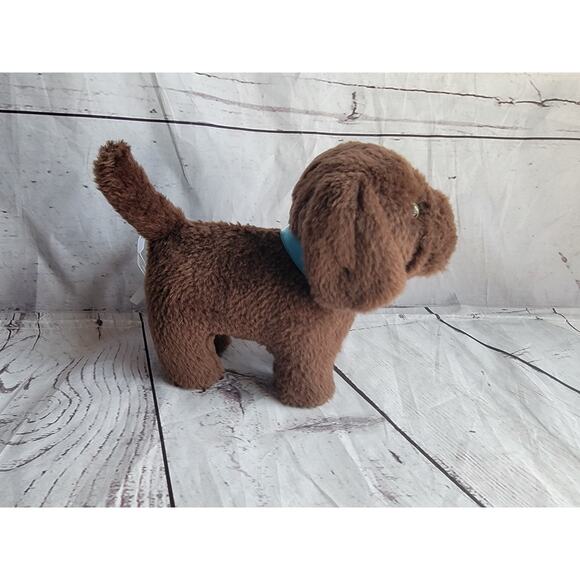 American Girl dog pet Chocolate Chip Labrador brown with collar Hard Body - Picture 2 of 9